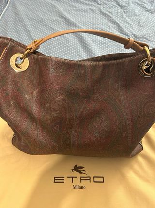 Borsa Etro Paisley Marrone