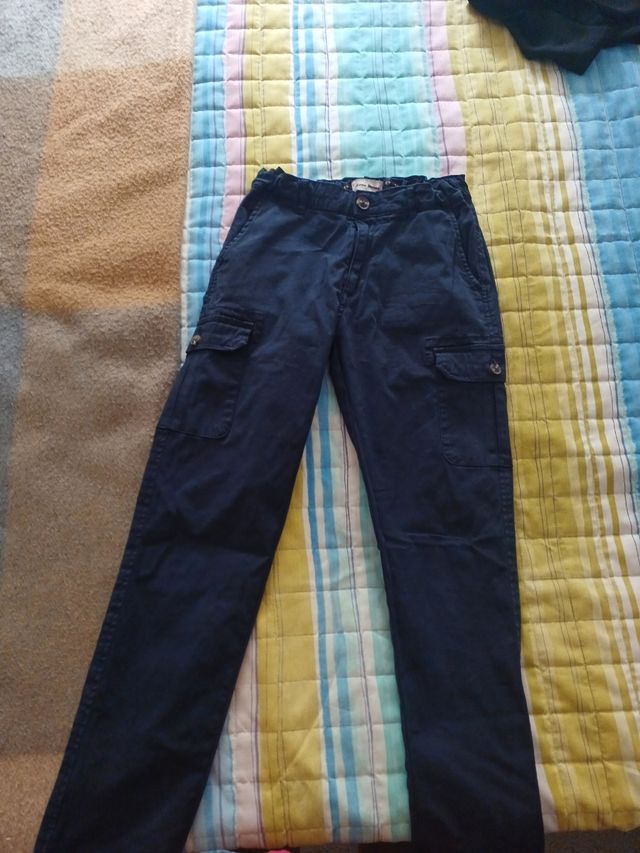 Pantalones cargo niño azul marino Álvaro Moreno