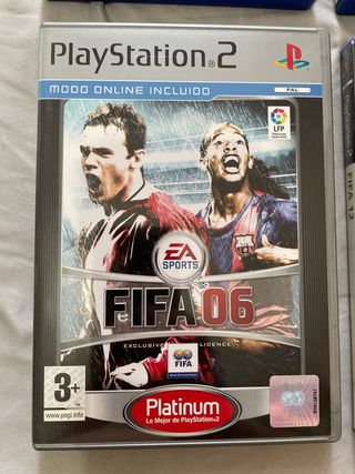 Lote de 4 juegos-PES 2008 & 2010 Fifa 06 y 12