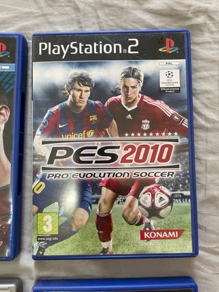Lote de 4 juegos-PES 2008 & 2010 Fifa 06 y 12