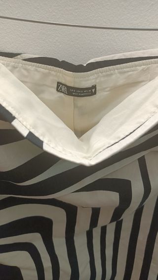 Miniabito Zara bianco e nero