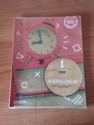 Matemáticas 1. Operación mundo. ANAYA