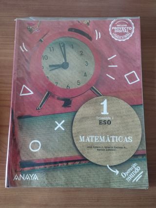 Matemáticas 1. Operación mundo. ANAYA