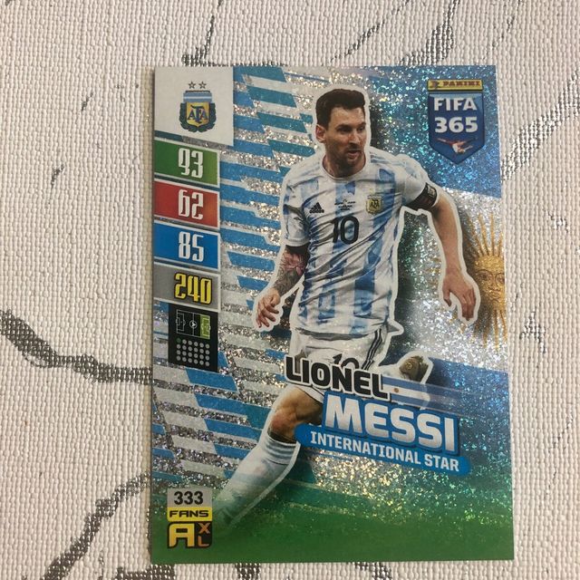 Lionel Messi Argentina Panini, Adrenalyn, Topps