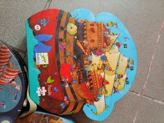 3 Puzzles Djeco 54 piezas