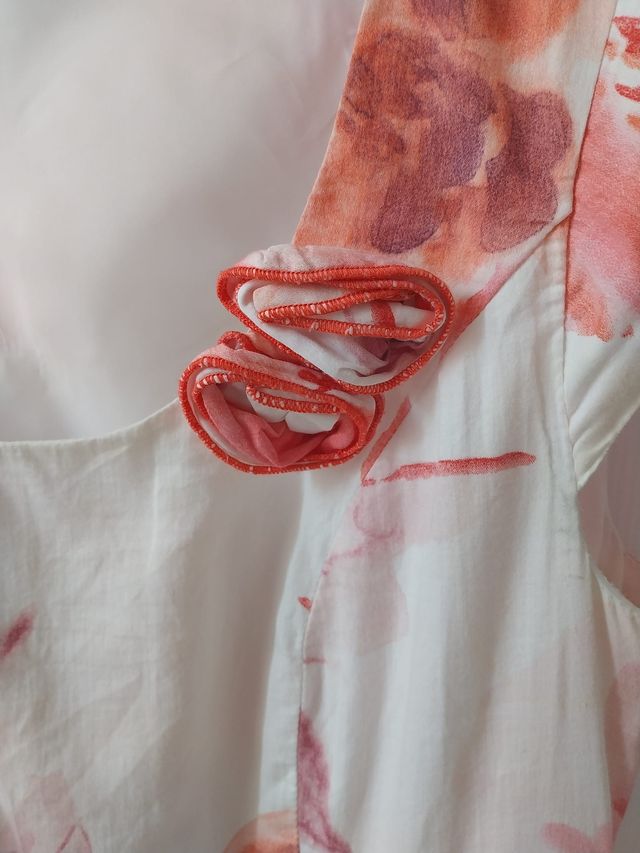 Abito floreale Armand Thiery rosa-bianco