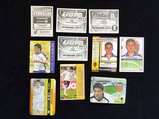 Lote Cromos David Villa 