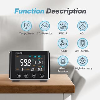 Inkbird WiFi Detector calidad del aire-medidor CO2