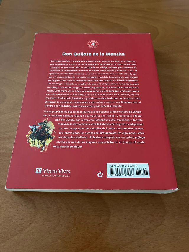 Don Quijote de La Mancha, ESO. Material auxilia...