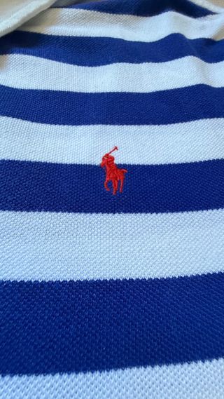 Polo Ralph Lauren XL tallaje niñorayas azul-blanco