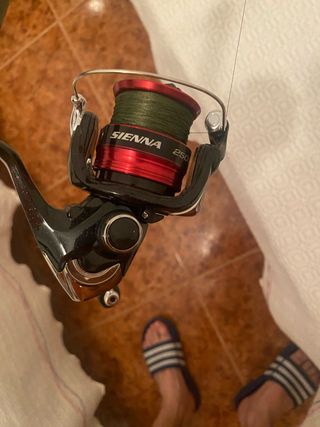 equipo de pesca spinning