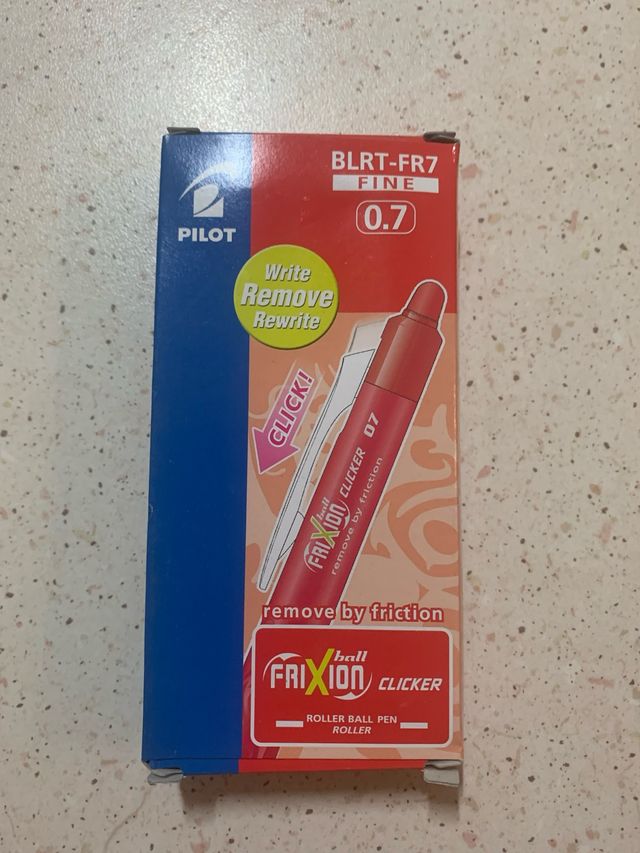 Pilot FriXion Clicker 0.7 Rossa