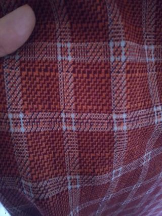 Vestito Niu a quadri - rosso grigio