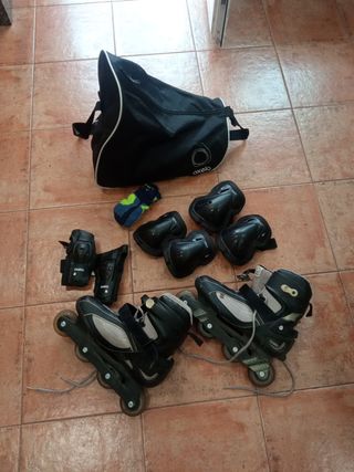 Patines Oxelo + protecciones