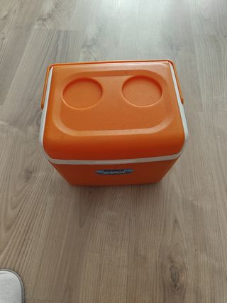 Mini nevera portátil naranja