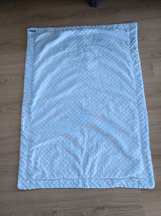 Manta Bebé - Microfibra Azul 104x76