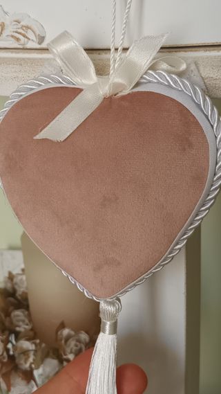 Cuore velluto shabby chic