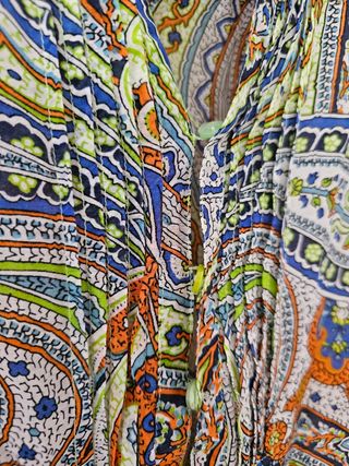 Blusón Zara estampado paisley