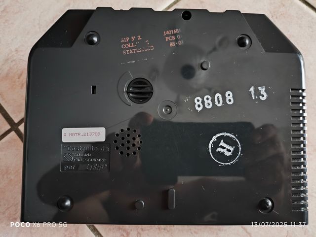 Telefono fisso SIP vintage rosso