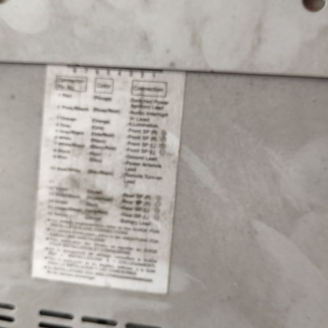 Radio CD Alpine 9854R - 50W