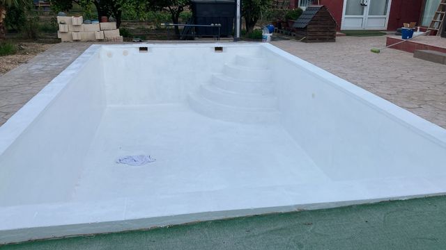 Piscina fibra vidrio - Refuerzo