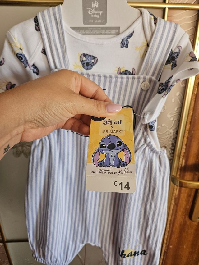 Conjunto Stitch Bebé 12-18m