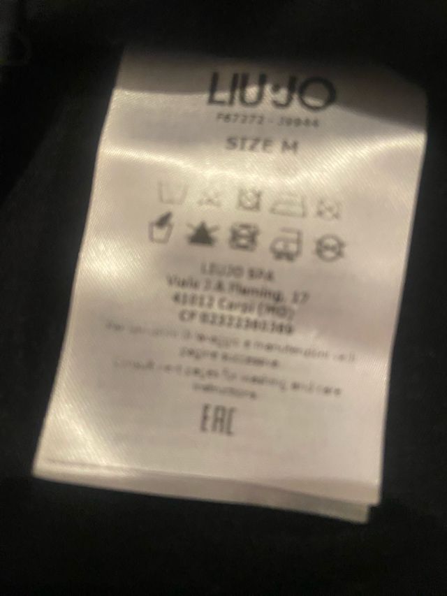 Camiseta Liu Jo negra - Talla M