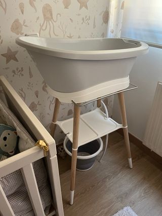 Bañera bebé Jou - Soporte madera