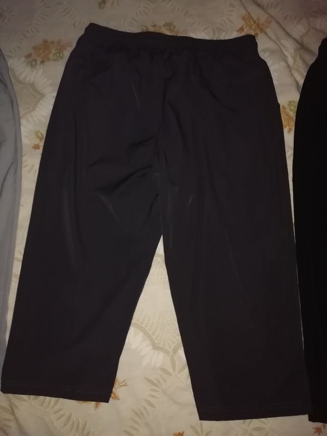 3 Pantalones pirata: Negro y Gris