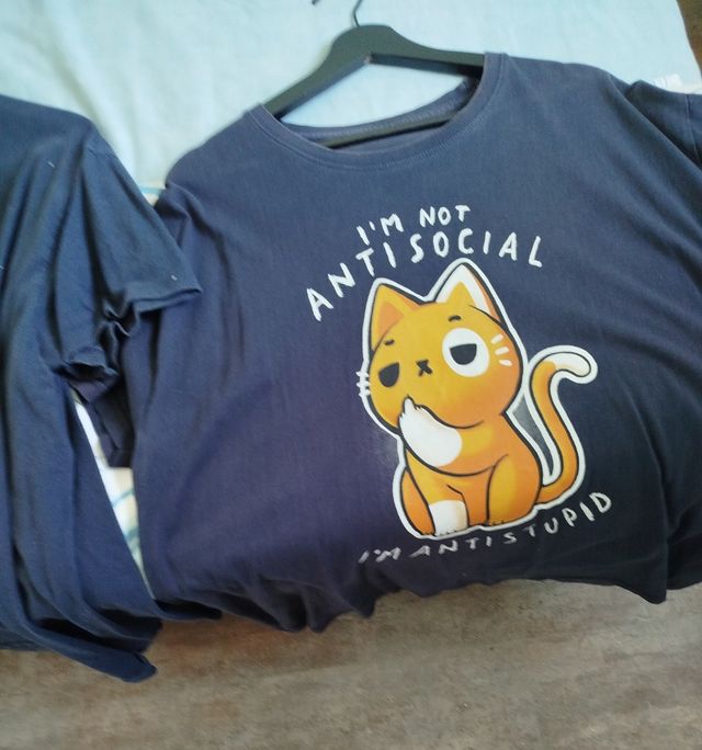 3 Camisetas divertidas, talla grande