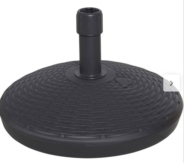 Soporte para sombrilla gris - plástico