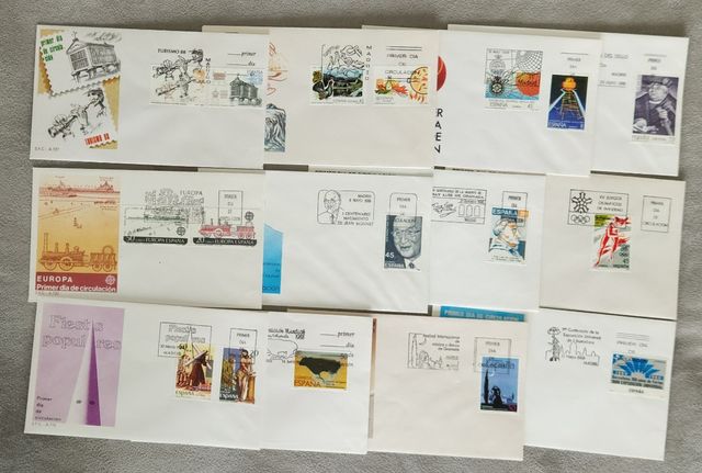 Lote de Sobres de Primer Día SPD España Correos