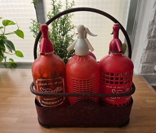 Cesta sifones antigua - Decorativa