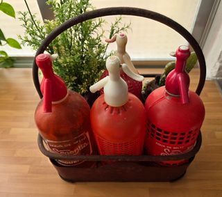 Cesta sifones antigua - Decorativa