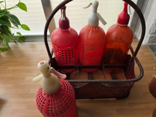 Cesta sifones antigua - Decorativa