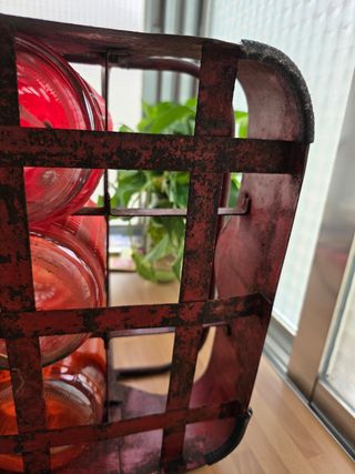 Cesta sifones antigua - Decorativa