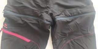 Pantalón trekking niña desmontable negro