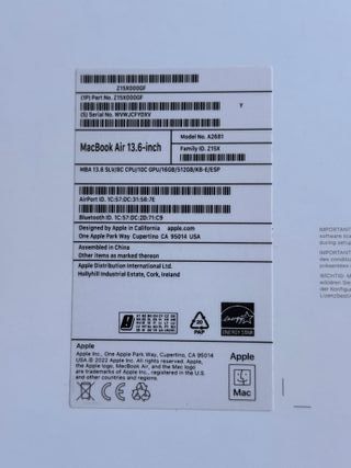 MacBook Air M2 16GB-512GB Plata