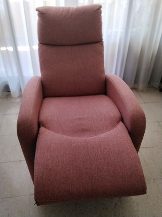 Sillón relax rosa