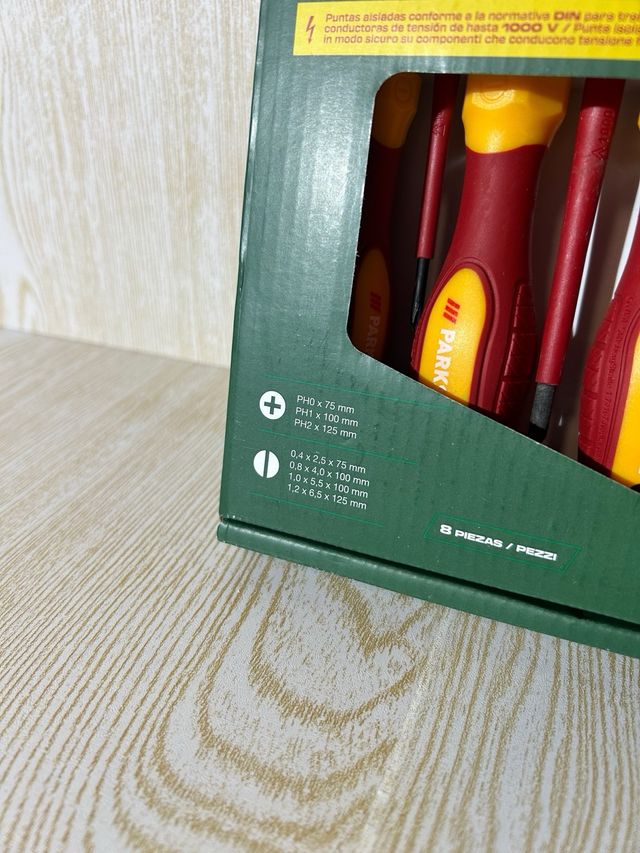 Cacciaviti Parkside 1000V - 8 pezzi