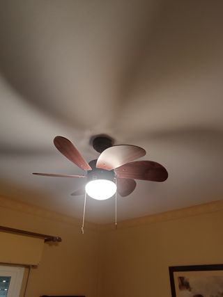 Ventilador techo marrón
