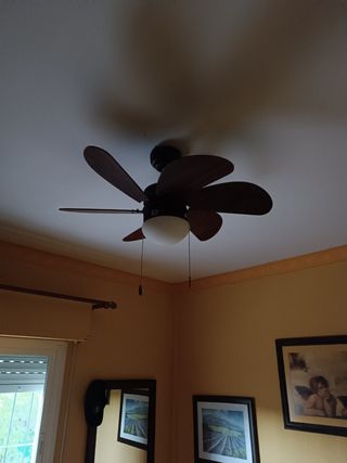 Ventilador techo marrón