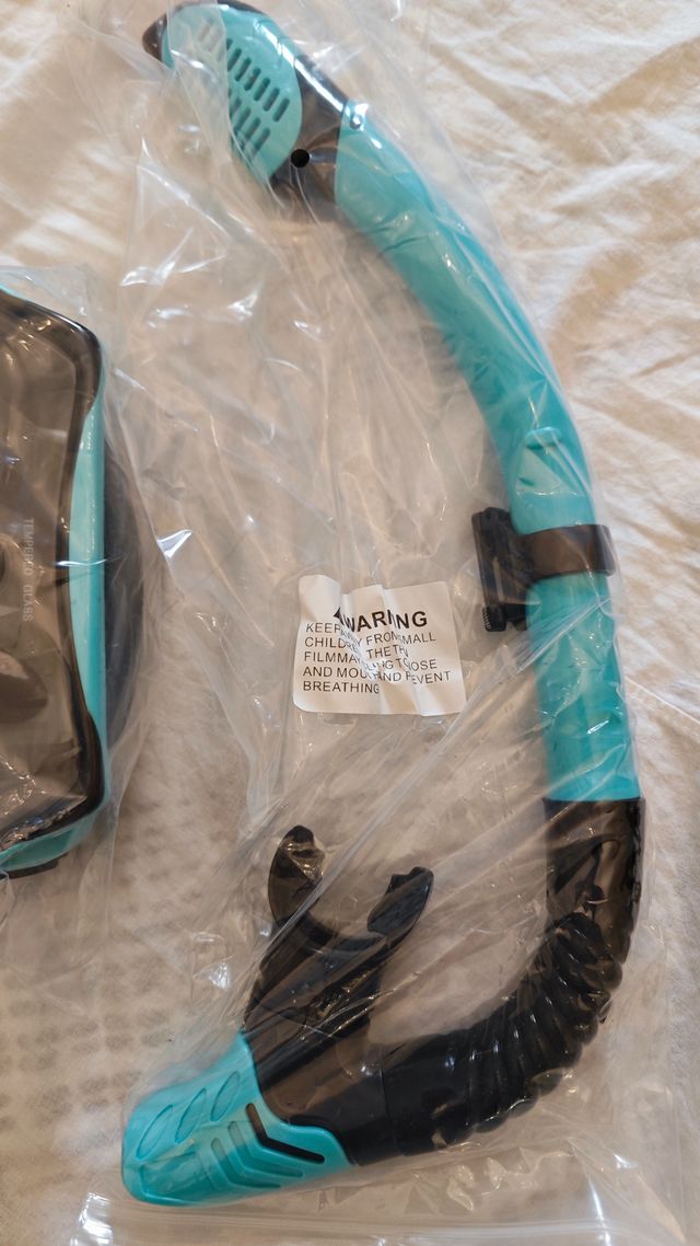 Set snorkeling e sub: maschera, pinne, boccaglio