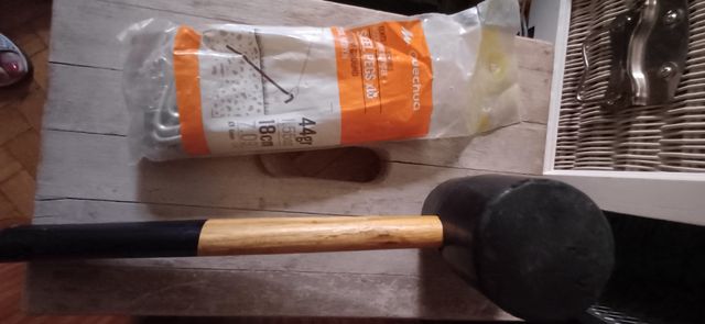 Mazo goma + 18 piquetas