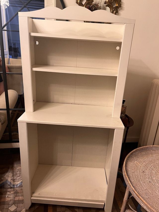 Estantería infantil blanca