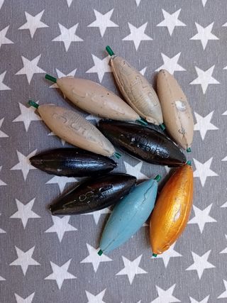 9 Plomos Pesca Pintados