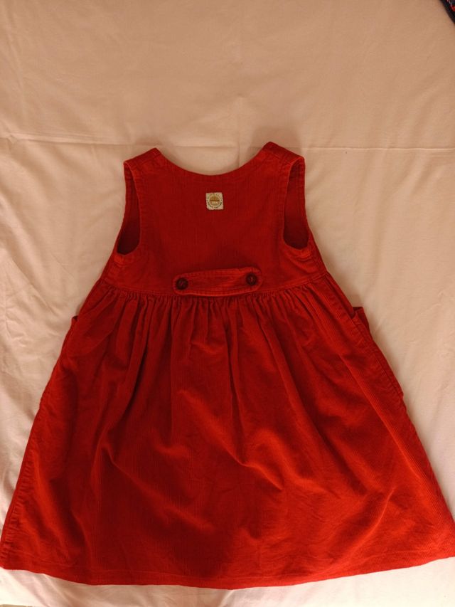 Vestido pana niña 4 años