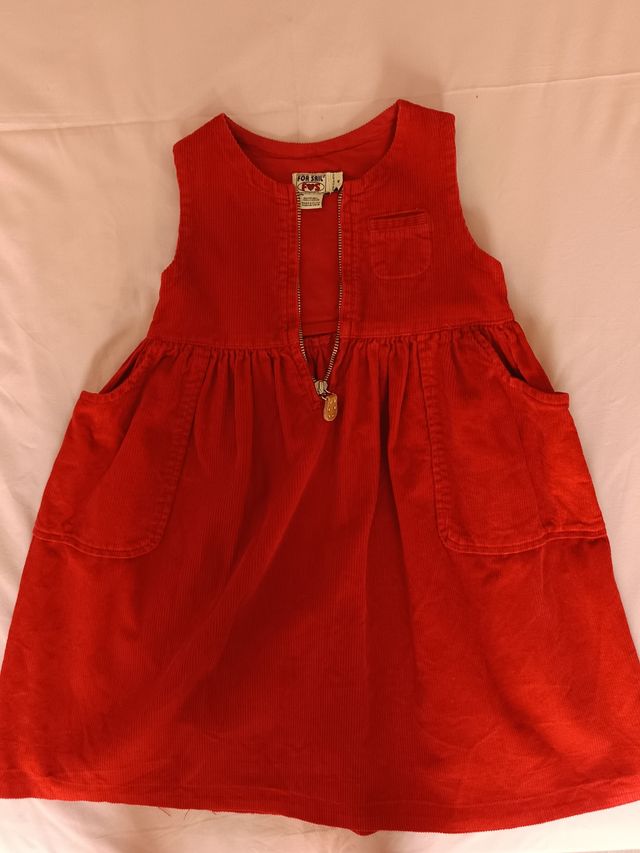 Vestido pana niña 4 años