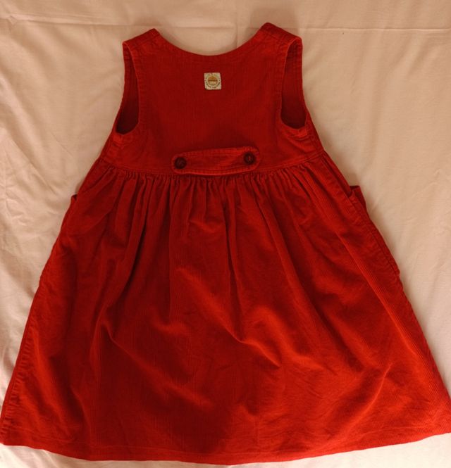 Vestido pana niña 4 años