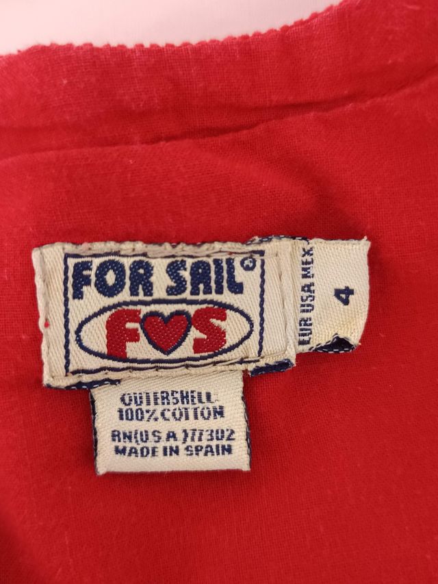 Vestido pana niña 4 años